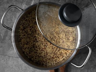 Kvinoja ir avokado dubuo Žingsnis 1