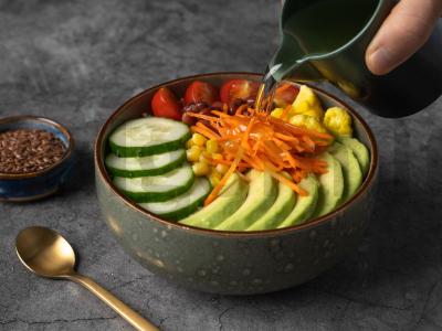 Kvinoja ir avokado dubuo Žingsnis 7