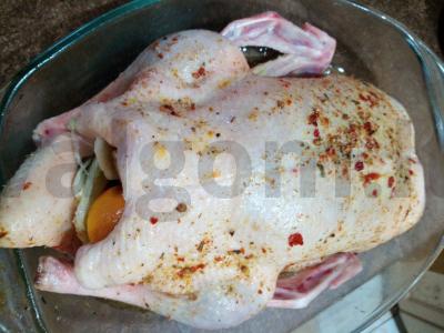 Antis orkaitėje su apelsinais Žingsnis 6