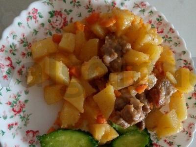 Kiaulienos šonkauliai su bulvėmis „Rudens vakarienė“ pagrindine nuotrauka