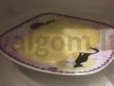 Skrebučiai su raudonąja žuvimi ir sūriu Žingsnis 3