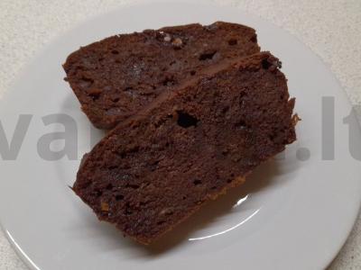 Bananiniai brownies su šokolado gabaliukais pagrindine nuotrauka