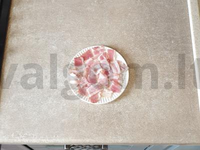 Namų pica su sūriu ir bekonu Žingsnis 5