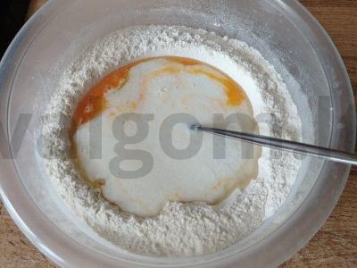 Kibinai su jauna kopūstu Žingsnis 2