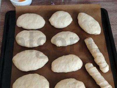 Kibinai su jauna kopūstu Žingsnis 11