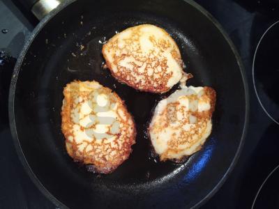 Greiti varškės blynai Žingsnis 5