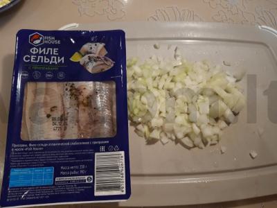 Sluoksniuotas salotas „Silkė po šubą“ Žingsnis 4