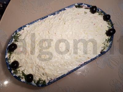 Sluoksniuotas salotas „Silkė po šubą“ Žingsnis 9