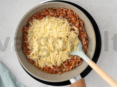 Makaronų apkepas su faršu orkaitėje Žingsnis 7