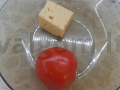 Salotas su vištienos krūtinėle ir sezamu Žingsnis 1