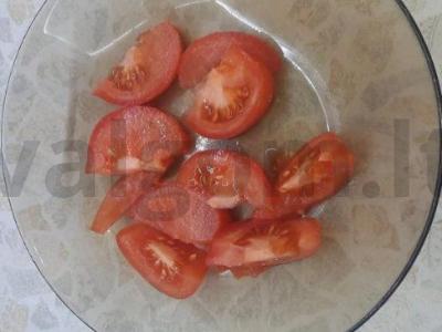 Salotas su vištienos krūtinėle ir sezamu Žingsnis 2