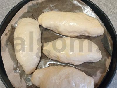 Kibinai su bulvėmis ir jautienos dešrelėmis Žingsnis 7