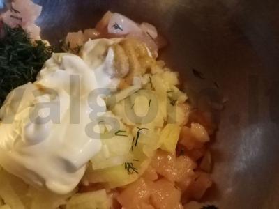 Vištienos blynai pietums Žingsnis 3