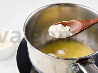 Makaronai su sūriu Žingsnis 3