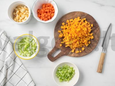 Ribollita su šakniavaisiais Žingsnis 2