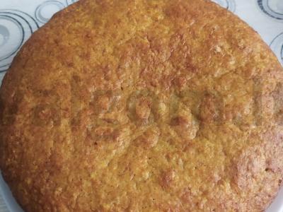 Morkų tortas su graikiniais riešutais ir varškės sūriu Žingsnis 6