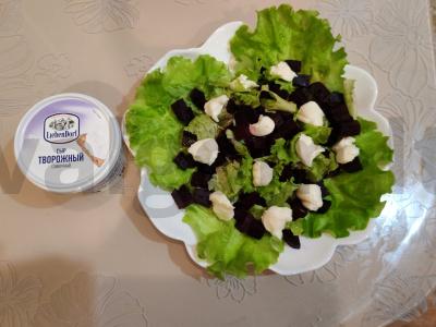 Salotos su burokėliais ir varškės sūriu Žingsnis 5