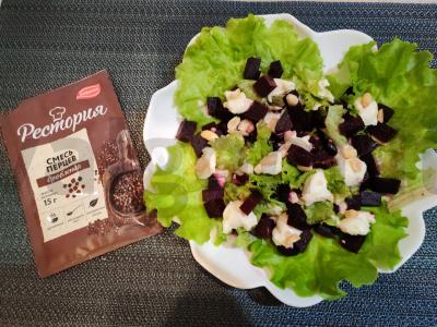 Salotos su burokėliais ir varškės sūriu Žingsnis 8