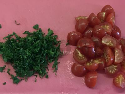 Lęšių salotos Žingsnis 4