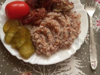 Kepta vištienos kepenėlė su svogūnais ir grikiais Žingsnis 6