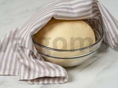 Universalus be mielių tešla pyragams Žingsnis 3