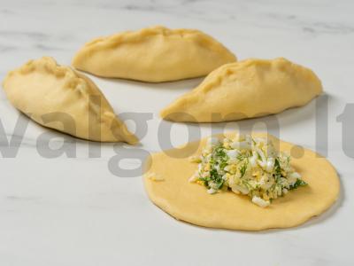 Universalus be mielių tešla pyragams Žingsnis 8