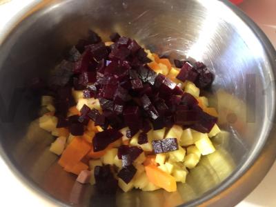 Vinigretas pagal klasikinį receptą Žingsnis 4