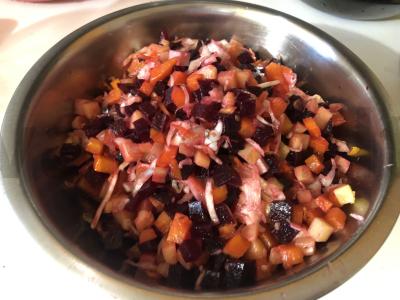 Vinigretas pagal klasikinį receptą pagrindine nuotrauka