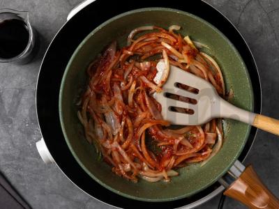 Troškinta jautiena su grybais Žingsnis 4