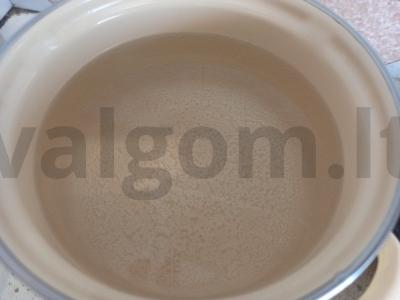 Borsčas su sviestu ir kiaušiniu Žingsnis 2