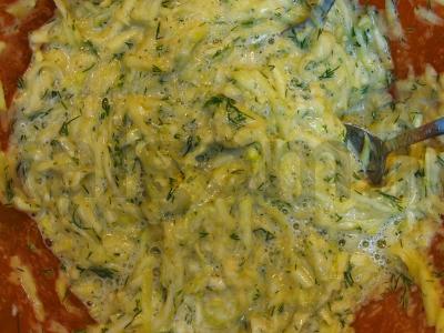 Cukinijų blynai su prieskoniais Žingsnis 3