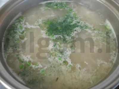 Vištienos sparnelių sriuba su makaronais Žingsnis 12