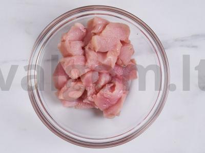 Vištiena ir pupelės Žingsnis 2