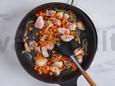 Vištiena ir pupelės Žingsnis 9