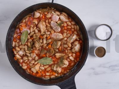 Vištiena ir pupelės Žingsnis 10