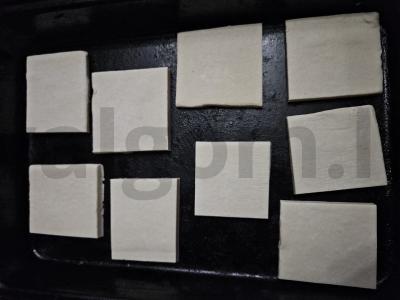 Užkandžių sluoksniukai su įdaru Žingsnis 1