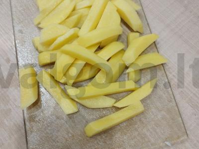 Namų bulvių fri Žingsnis 1