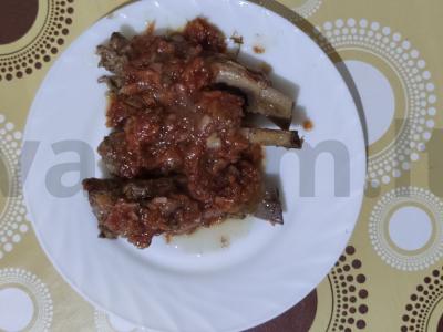 Troškinti kiaulienos šonkauliai pagrindine nuotrauka