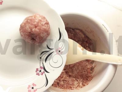 Kiaulienos faršo kotletai Žingsnis 4