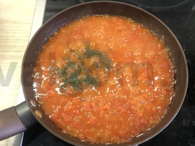 Pomidorų padažas mėsai arba garnyrui Žingsnis 3