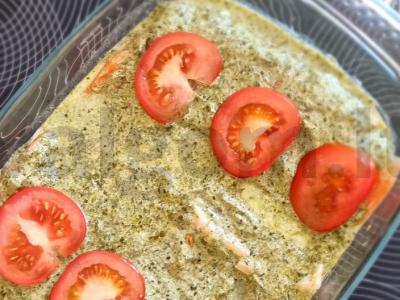 Lašiša špinatų padaže Žingsnis 4