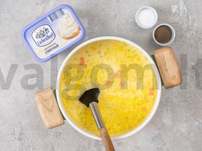 Žuvies sriuba su lydytu sūriu Žingsnis 3