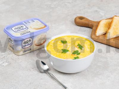 Žuvies sriuba su lydytu sūriu pagrindine nuotrauka