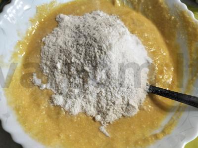 Moliūgų varškės keksiukai Žingsnis 2