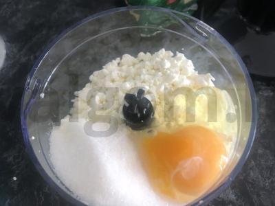 Varškės apkepas su pienu Žingsnis 3