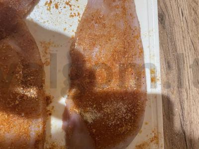 Švelni vištienos krūtinėlė su paprika Žingsnis 1