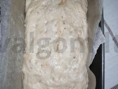 Namų duona su sausa mielėmis Žingsnis 4