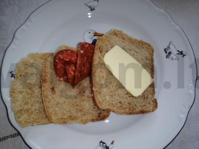 Namų duona su sausa mielėmis Žingsnis 5