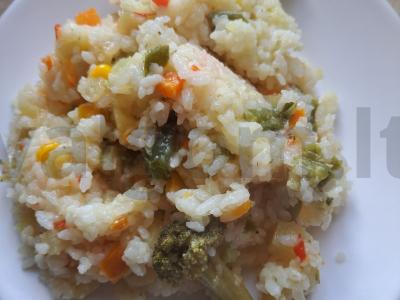 Patingėlių daržovių ir ryžių receptas pagrindine nuotrauka