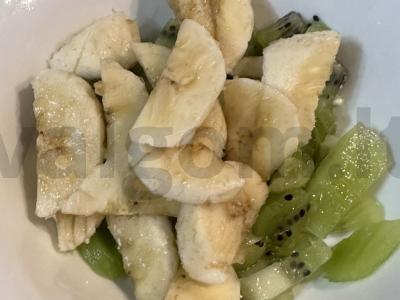 Vaisių asorti „Svaja“ su persikų džemu Žingsnis 2